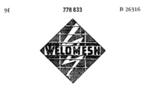 WELDMESH Logo (DPMA, 25.01.1962)