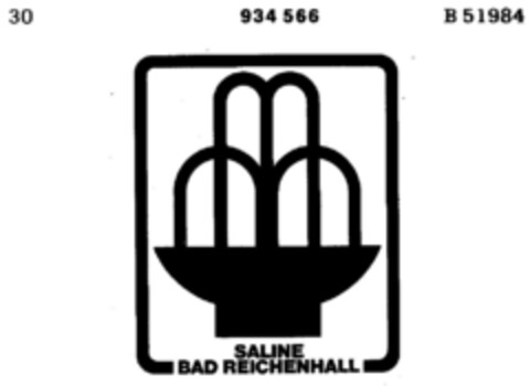 SALINE BAD REICHENHALL Logo (DPMA, 12/19/1973)