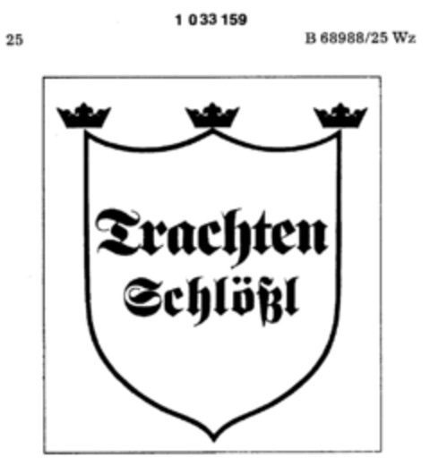 Trachten Schlößl Logo (DPMA, 08.10.1981)