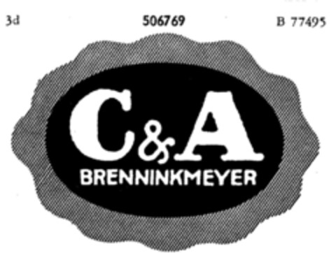 C & A BRENNINKMEYER Logo (DPMA, 01.06.1938)