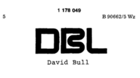 DBL David Bull Logo (DPMA, 08/24/1990)