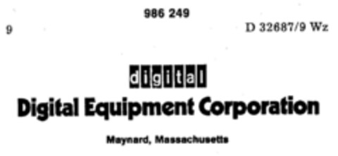 Digital Equipment Corporation Logo (DPMA, 27.09.1978)