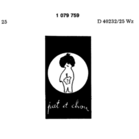 frat et chou Logo (DPMA, 11.10.1984)