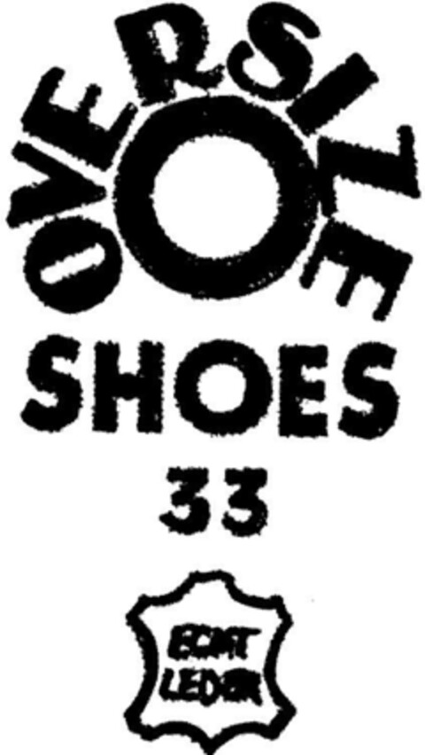 OVERSIZE SHOES Logo (DPMA, 05/26/1994)