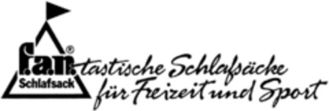 f.a.n.tastische Schlafsäcke Logo (DPMA, 04.01.1992)