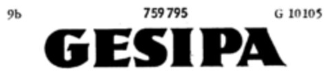 GESIPA Logo (DPMA, 01.10.1960)