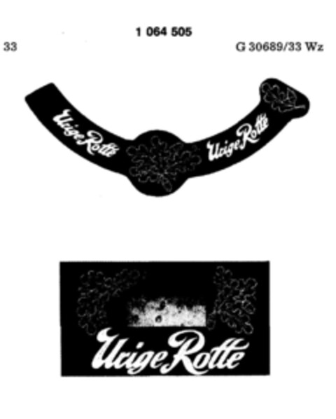 Urige Rotte Logo (DPMA, 05.08.1983)