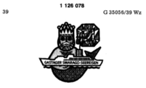 GASTAGER SMARAGD-SEEREISEN Logo (DPMA, 15.12.1987)