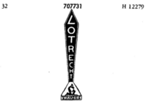 WÄLLER LOTRECHT Logo (DPMA, 06.10.1956)