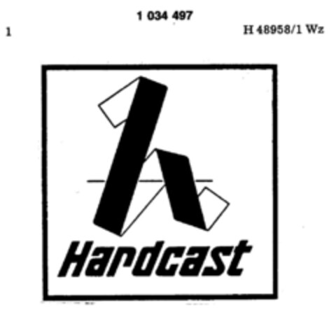 Hardcast Logo (DPMA, 22.07.1981)