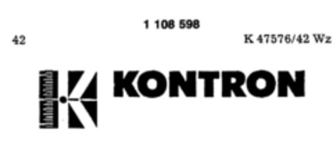 KONTRON Logo (DPMA, 13.11.1984)