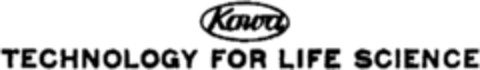 Kowa TECHNOLGY FOR LIFE SCIENCE Logo (DPMA, 19.10.1990)