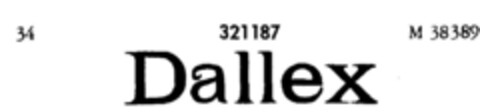 Dallex Logo (DPMA, 04.07.1924)