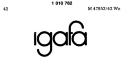 igafa Logo (DPMA, 16.02.1980)