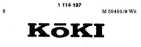 KoKI Logo (DPMA, 10/28/1986)