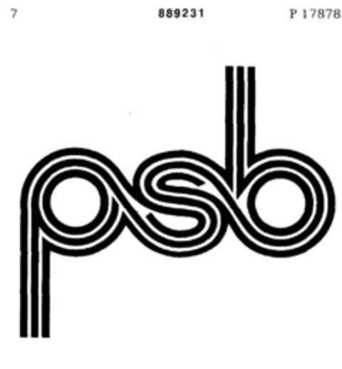 psb Logo (DPMA, 13.01.1969)