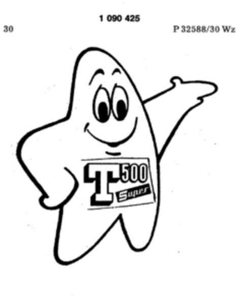 T 500 Super Logo (DPMA, 09.04.1985)