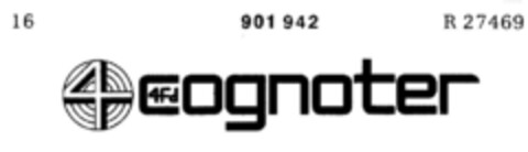 4 cognoter 4Fd Logo (DPMA, 07.01.1971)