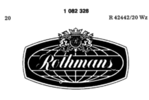 Rothmans Logo (DPMA, 20.10.1984)