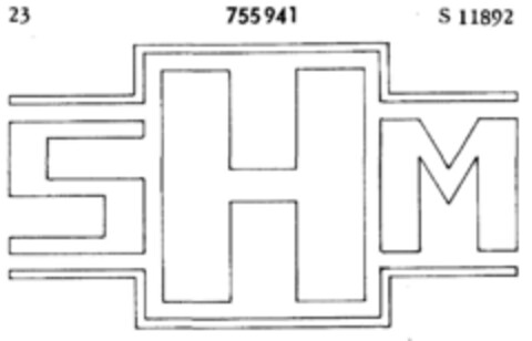 SHM Logo (DPMA, 09.11.1960)