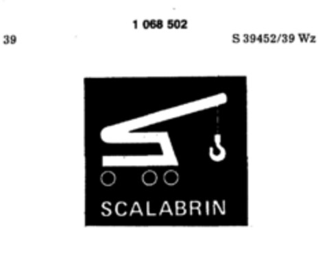 SCALABRIN Logo (DPMA, 13.10.1983)