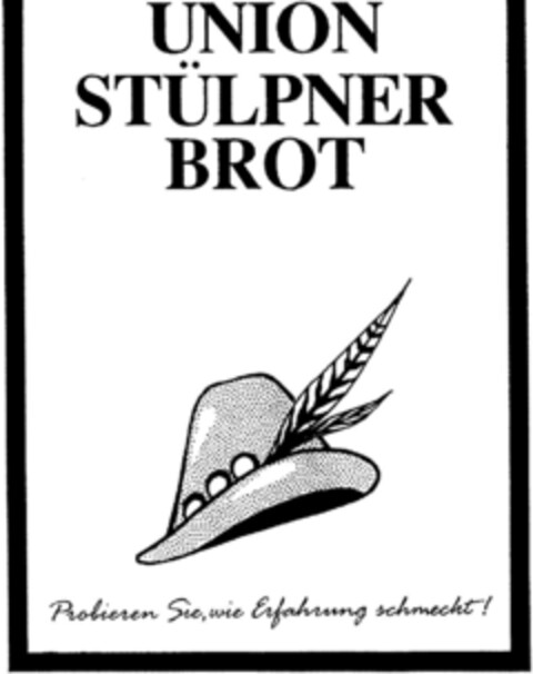 UNION STÜLPNER BROT Logo (DPMA, 15.01.1993)
