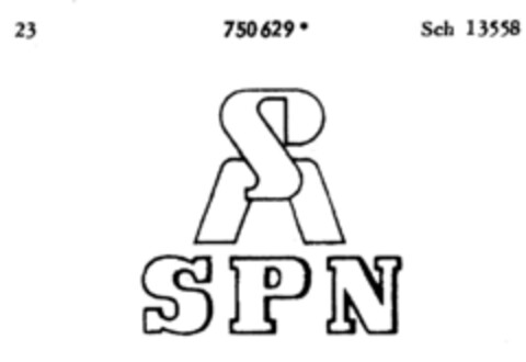 SPN Logo (DPMA, 22.03.1961)