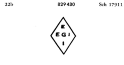 EGI Logo (DPMA, 19.07.1965)