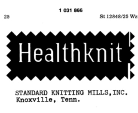 Healthknit Logo (DPMA, 09/04/1981)