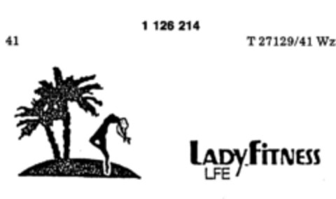 LADY FITNESS Logo (DPMA, 24.12.1987)