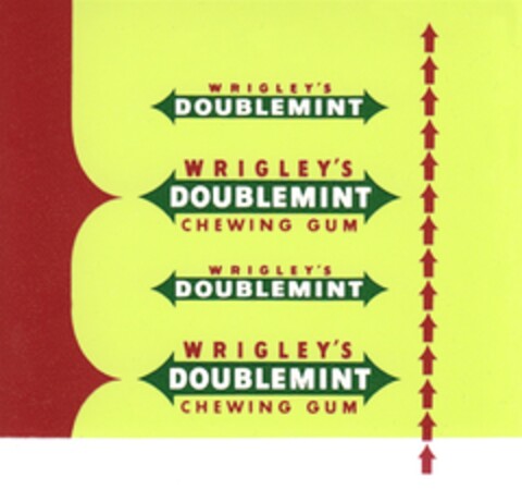 WRIGLEY'S DOUBLEMINT Logo (DPMA, 06/18/1975)