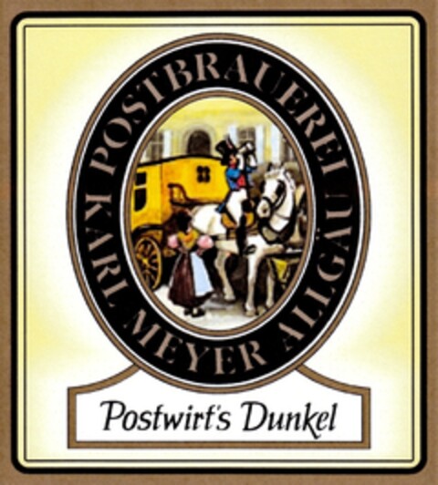 POSTBRAUEREI KARL MEYER ALLGÄU Postwirt's Dunkel Logo (DPMA, 05.08.2009)