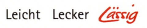 Leicht Lecker Lässig Logo (DPMA, 13.04.2011)