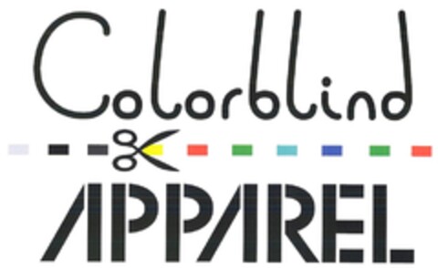 Colorblind APPAREL Logo (DPMA, 09/25/2012)
