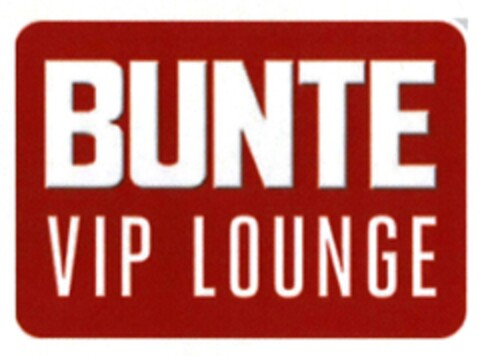 BUNTE VIP LOUNGE Logo (DPMA, 02/27/2015)