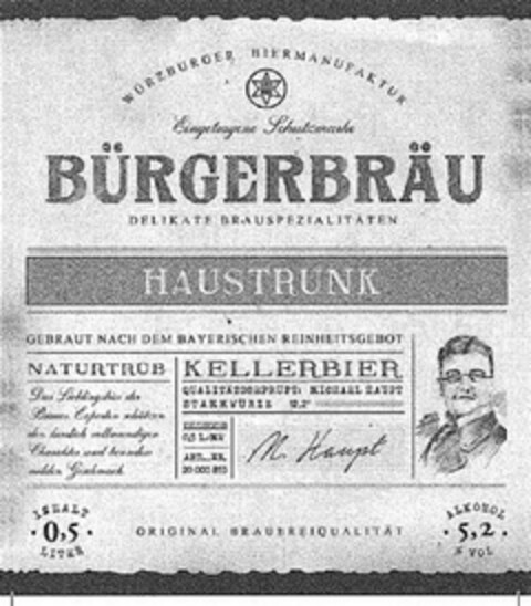 Bürgerbräu Haustrunk Logo (DPMA, 14.12.2015)