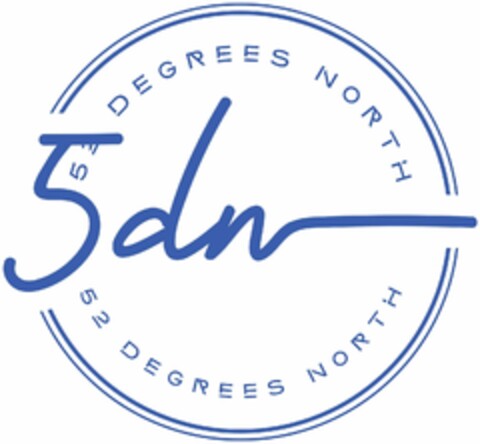 52 DEGREES NORTH 5 dn Logo (DPMA, 12/09/2022)