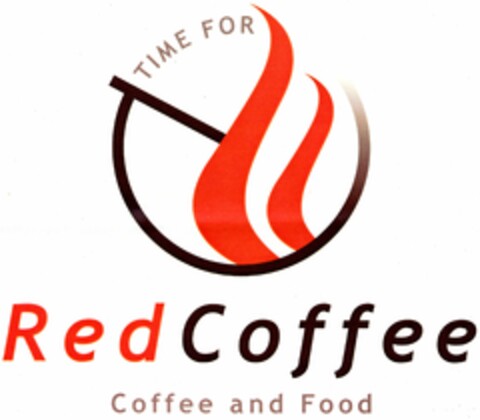 TIME FOR RedCoffee Coffee and Food Logo (DPMA, 04/28/2003)