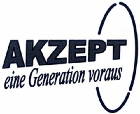 AKZEPT - eine Generation voraus Logo (DPMA, 10.05.2005)