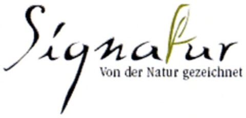 Signatur Von der Natur gezeichnet Logo (DPMA, 02/19/2007)