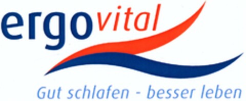 ergovital Gut schlafen - besser leben Logo (DPMA, 04.05.2007)