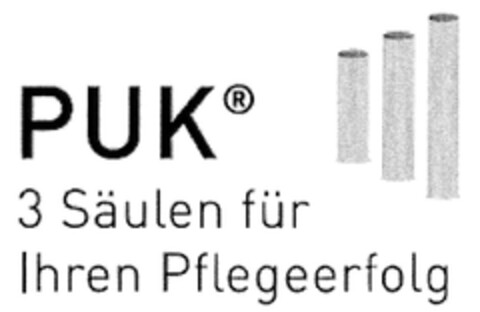 PUK 3 Säulen für Ihren Pflegeerfolg Logo (DPMA, 25.06.2007)