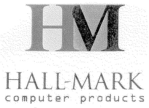 HM HALL-MARK computer products Logo (DPMA, 12/08/1997)