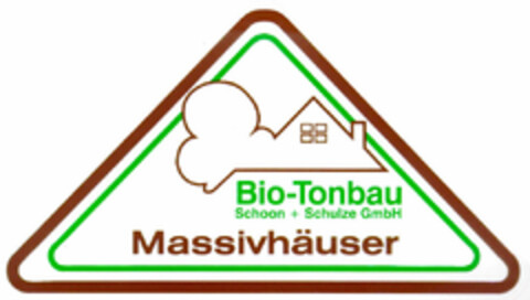 Bio-Tonbau Schoon + Schulze GmbH Massivhäuser Logo (DPMA, 11.12.1997)