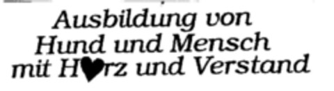 Ausbildung von Hund und Mensch Logo (DPMA, 20.01.1998)