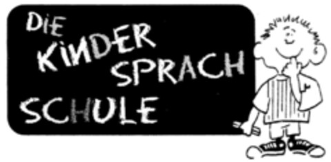 DIE KINDER SPRACH SCHULE Logo (DPMA, 29.04.1999)
