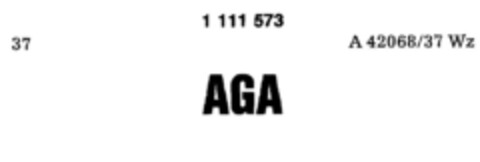 AGA Logo (DPMA, 10.10.1986)