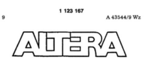 ALTERA Logo (DPMA, 08.10.1987)