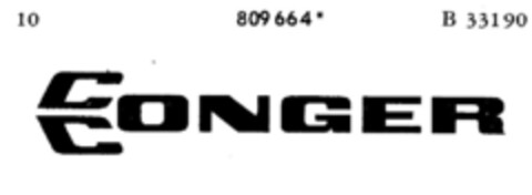 CONGER Logo (DPMA, 19.02.1965)