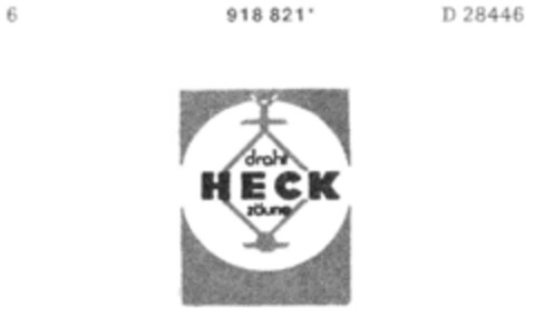 draht HECK zäune Logo (DPMA, 20.02.1974)